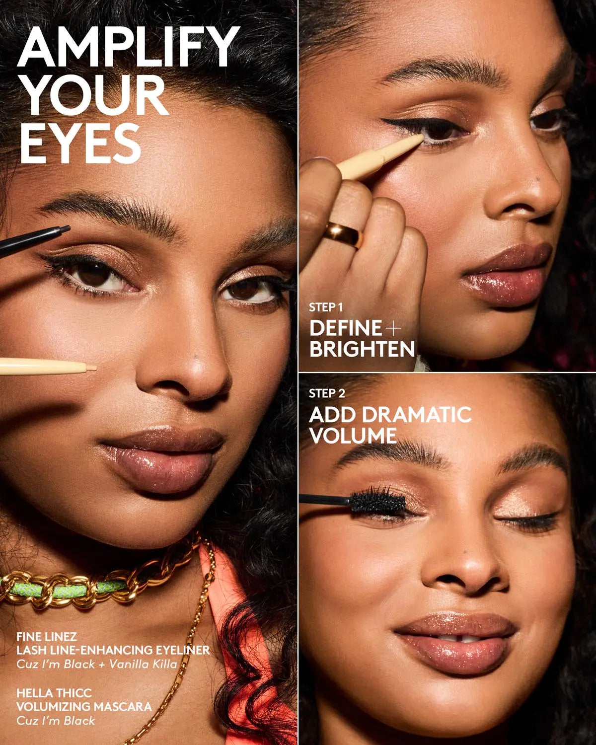 Fenty Beauty Fine Linez Lash Line-Enhancing Eyeliner — Cuz I'M Black
