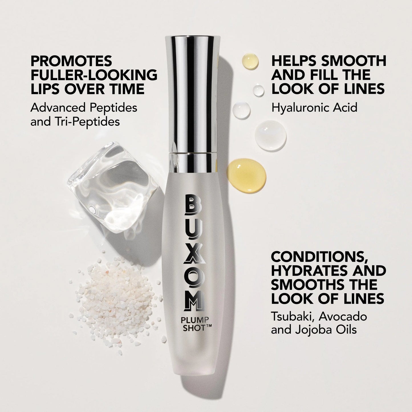 BUXOM Plump Shot Peptides Lip Serum - Hydrating, Plumping Lip Gloss