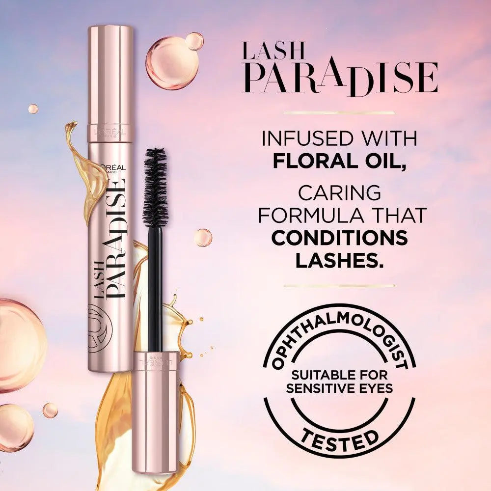 L'Oreal Paris Voluminous Makeup Lash Paradise Volume Mascara, 0.28 Fl Oz