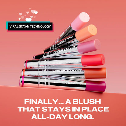 Sacheu Cheek STAY-N - All-Day Liquid Blush - Long-Lasting, Buildable, Ultra-Blendable Blush