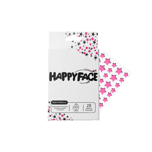 Pink Star Pimple Patches, Acne Spot Dots, 28 Count, Hydrocolloid, All Skin Types, Skincare, Skin Repair