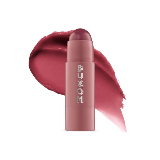 BUXOM Power-Full Plump Lip Balm - Plumping, Moisturizing with Peptides & Pumpkin Seed Oil for Fuller Lips, Cruelty-Free