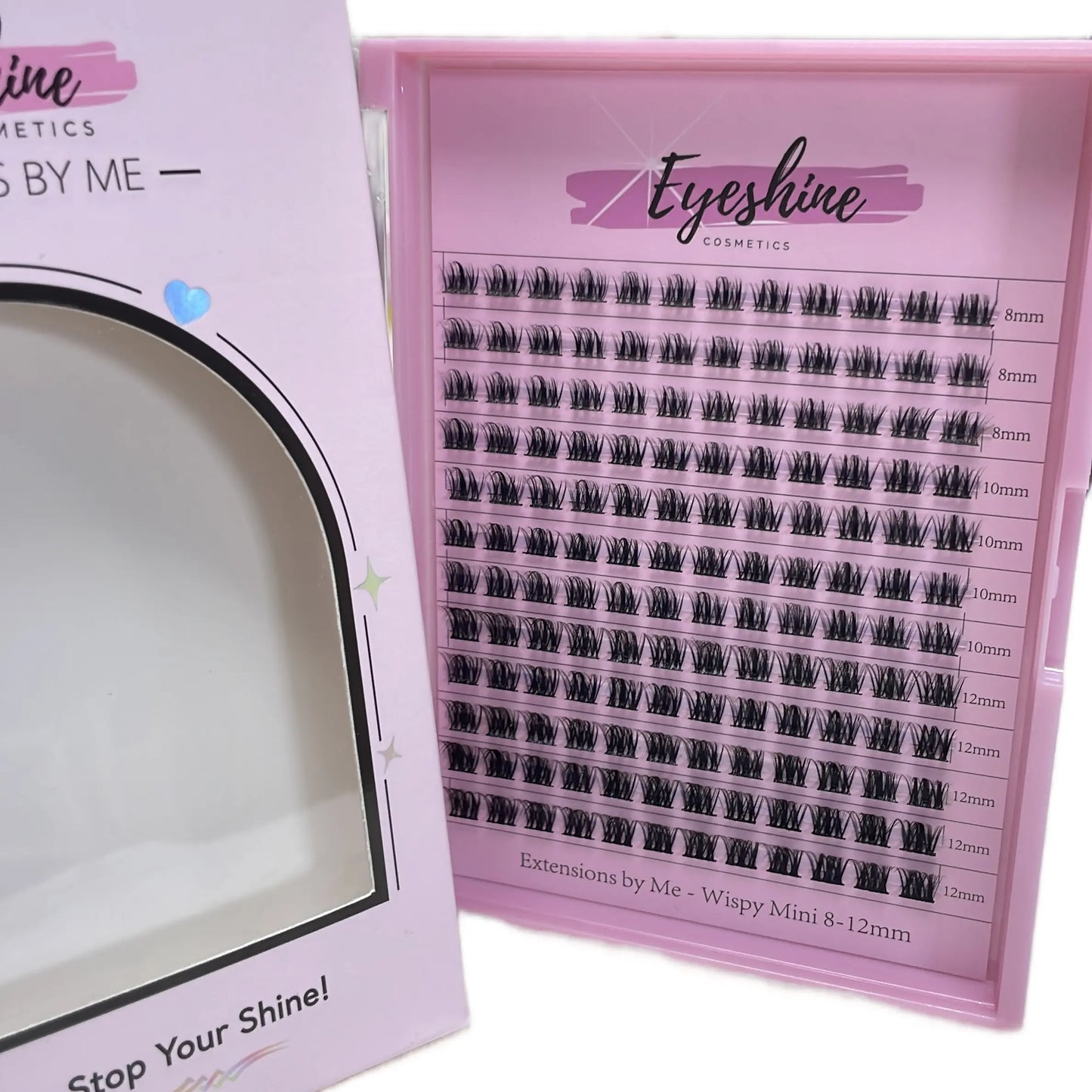 Eyeshine Wispy Mini (8-12Mm) Eyelash Clusters Glue Sold Separately