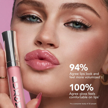 BUXOM Full-On Plumping Lip Cream Gloss - Hydrating Lipgloss, Moisturizing, Glossy Finish, All Skin Types - Makeup