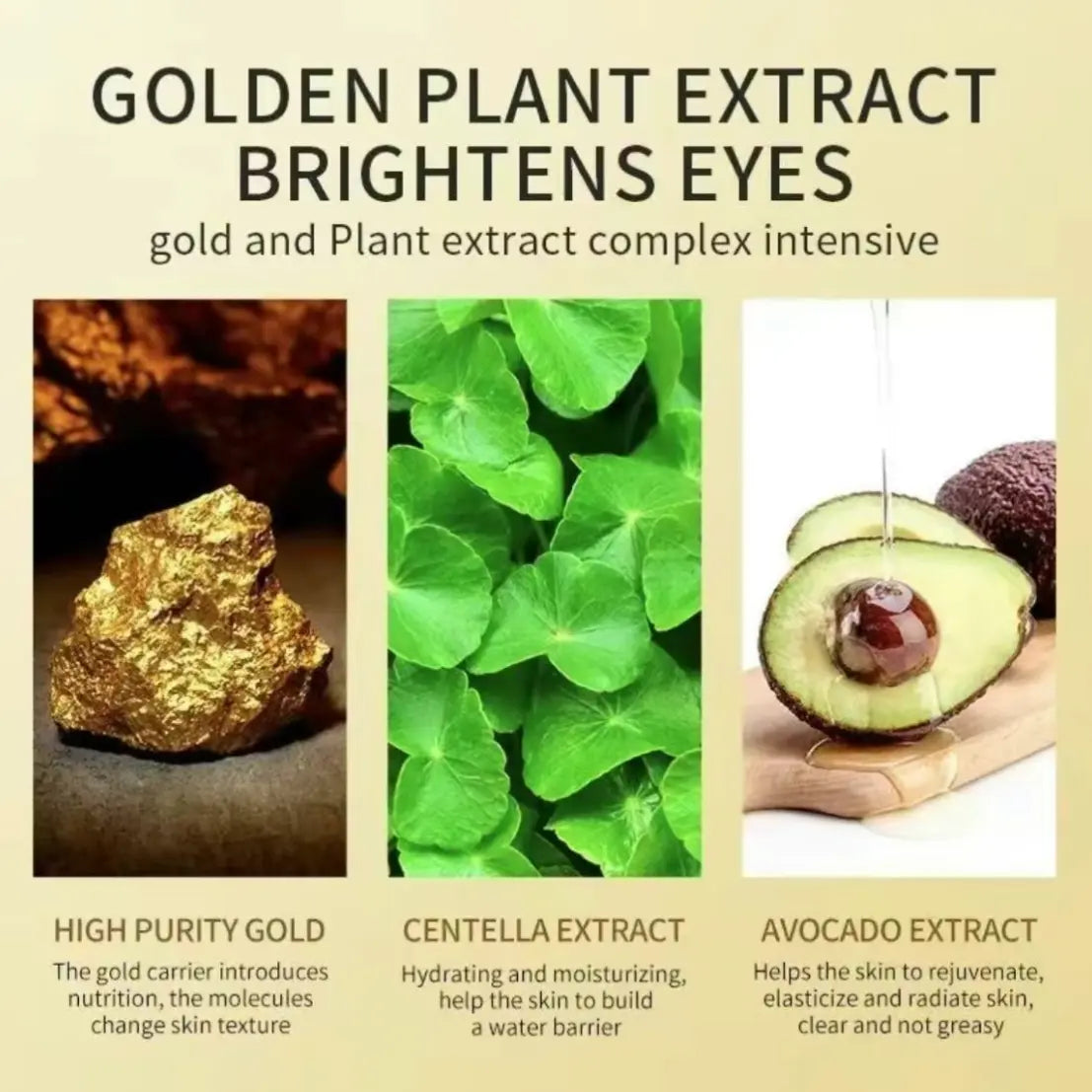 【Mother'S Day Gifts】Green Cosmos 24K under Eye Patches - 30 Pairs - under Eye Mask for Eye Care,Hydrating Moisturizing Eye Mask Patch under Eye Patches for Dark Circles and Puffiness,Eye Patches for Dark Circles,Eye Masks for Puffiness,Under Eye Mask