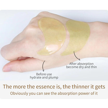 【Mother'S Day Gifts】Green Cosmos 24K under Eye Patches - 30 Pairs - under Eye Mask for Eye Care,Hydrating Moisturizing Eye Mask Patch under Eye Patches for Dark Circles and Puffiness,Eye Patches for Dark Circles,Eye Masks for Puffiness,Under Eye Mask