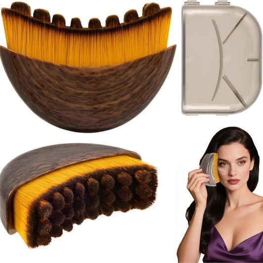 Summervibes Lymphatic Contour Face Brush Gua Sha & Facial Roller Set 4-In-1 Gua Sha Massage Comb for Jawline Sculpting Tension Relief Lymphatic Drainage Anti-Aging Tools for Face Neck Body Daily Firming Unisex Gift