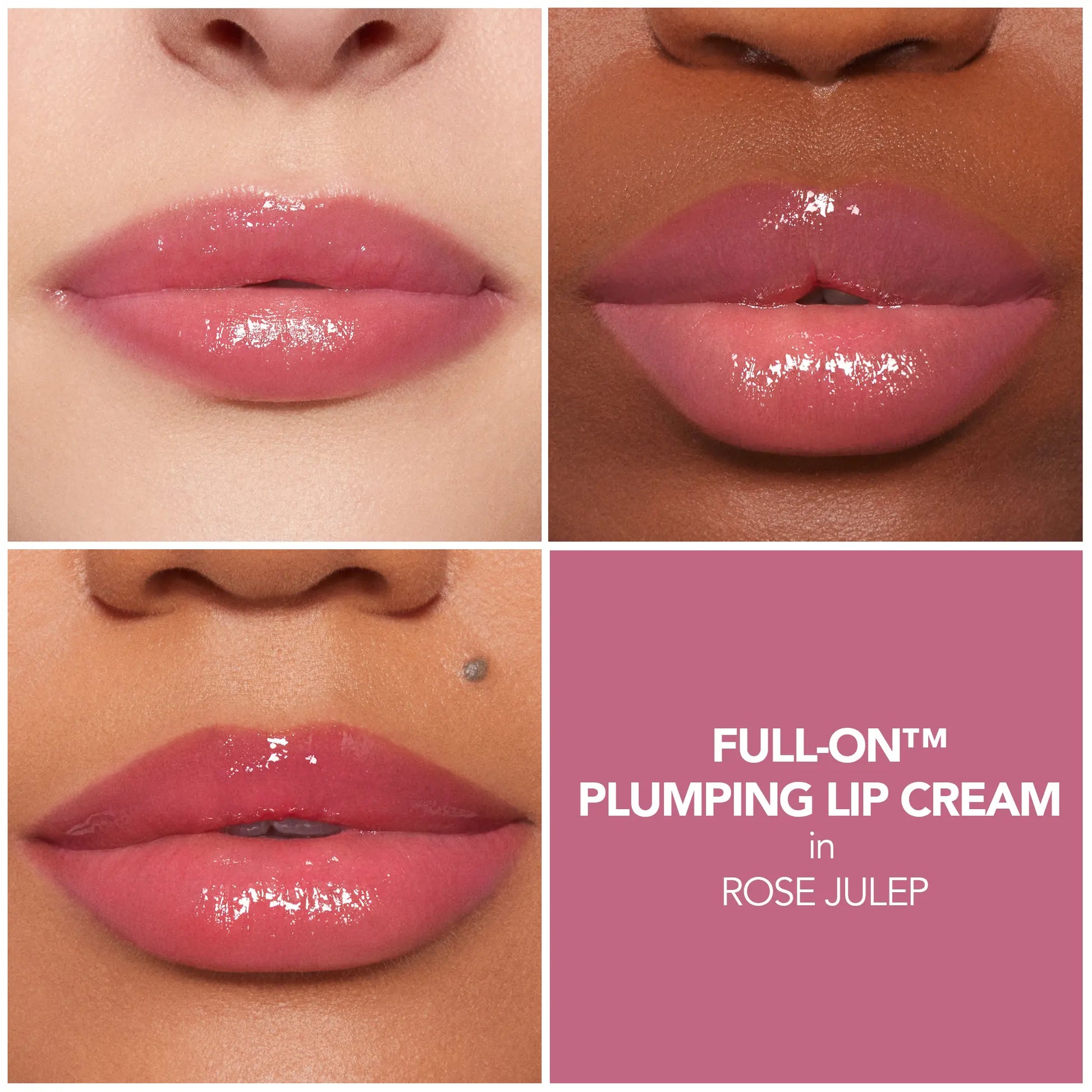 BUXOM Full-On Plumping Lip Cream Gloss - Hydrating Lipgloss, Moisturizing, Glossy Finish, All Skin Types - Makeup