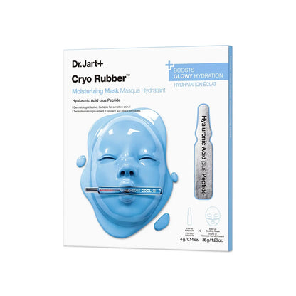 Dr.Jart+ Cryo Rubber Moisturizing Face Mask | Hyaluronic Acid Face Mask | Cooling Rubber Mask | Hydrating Face Mask | Korean Glass Skin Mask | Moisture Barrier Mask