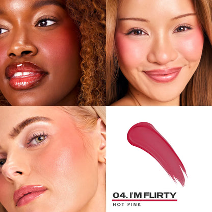 Sacheu Cheek STAY-N - All-Day Liquid Blush - Long-Lasting, Buildable, Ultra-Blendable Blush