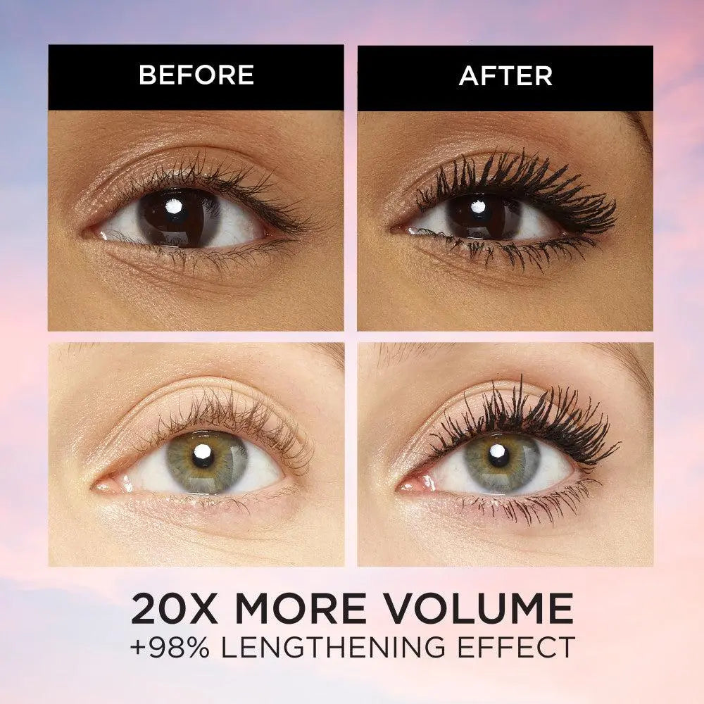 L'Oreal Paris Voluminous Makeup Lash Paradise Volume Mascara, 0.28 Fl Oz