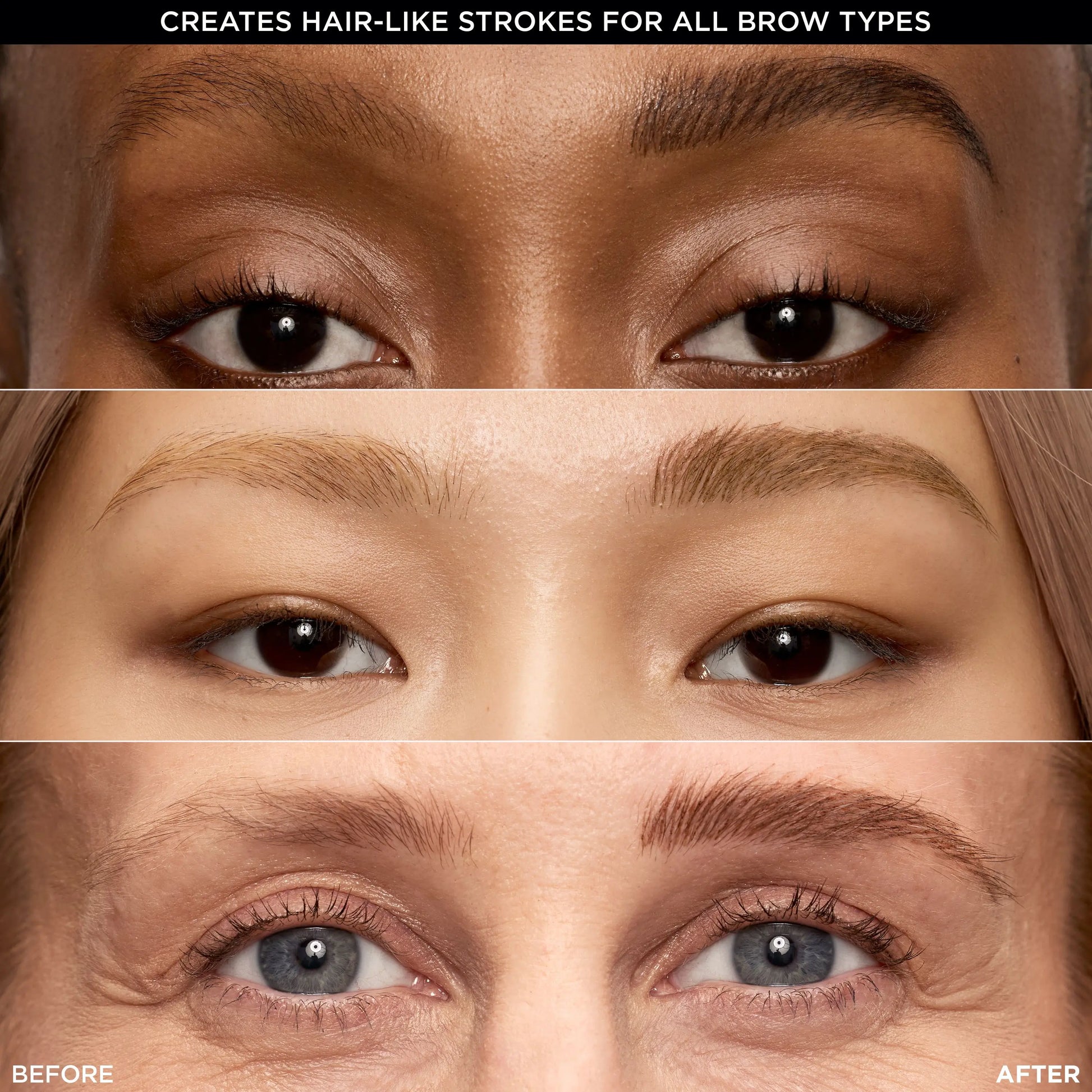 Faux Brow, Hair-Like, Filling Eyebrow Pen with Double-Brush Tip, Fast & Precise Eyebrow Makeup, L'Oreal Paris