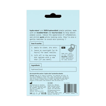 Starface Hydro-Star Clear Pimple Patches, 32 Ct
