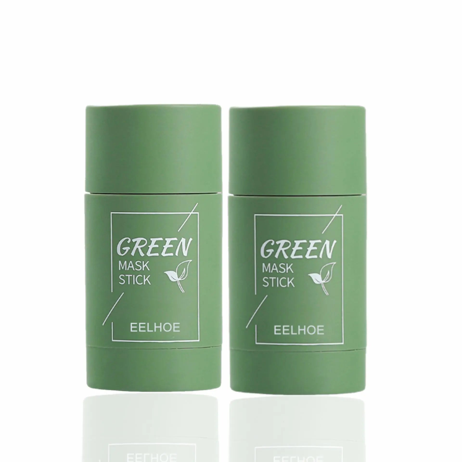 Green Tea Facial Mask Stick, Summer Moisturizing Face Mask Balm, Hydrating Face Mask Stick for Women & Men