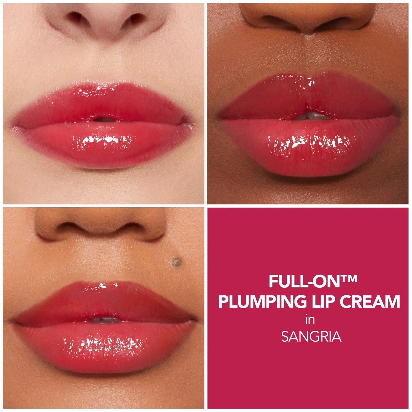 BUXOM Full-On Plumping Lip Cream Gloss - Hydrating Lipgloss, Moisturizing, Glossy Finish, All Skin Types - Makeup