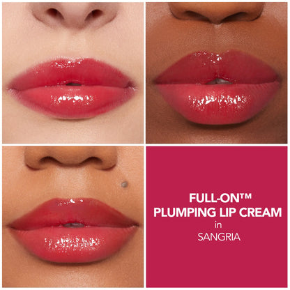 BUXOM Full-On Plumping Lip Cream Gloss - Hydrating Lipgloss, Moisturizing, Glossy Finish, All Skin Types - Makeup