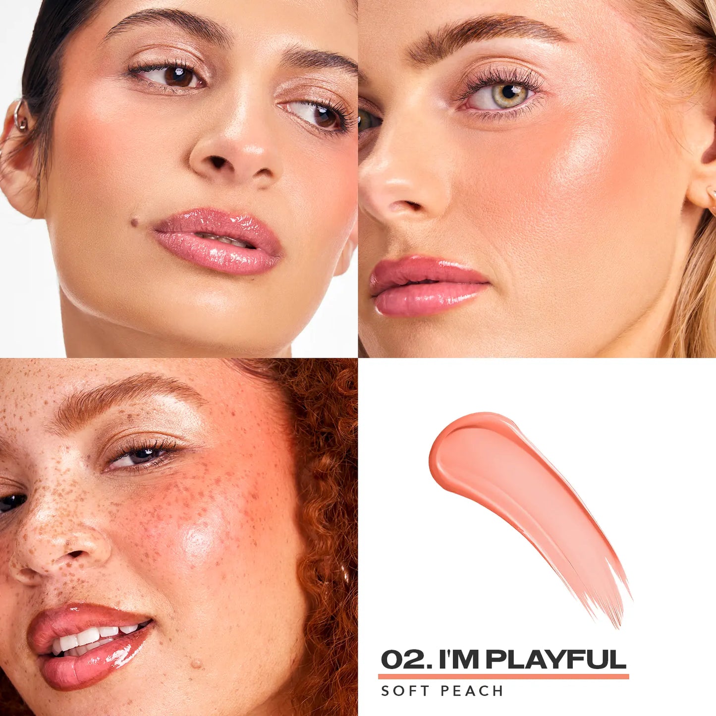Sacheu Cheek STAY-N - All-Day Liquid Blush - Long-Lasting, Buildable, Ultra-Blendable Blush