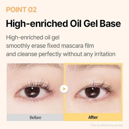 [COSNORI] Long Active Mascara Remover | Korean Vegan Eye Makeup Remover | Gentle Cleansing for Waterproof Mascara