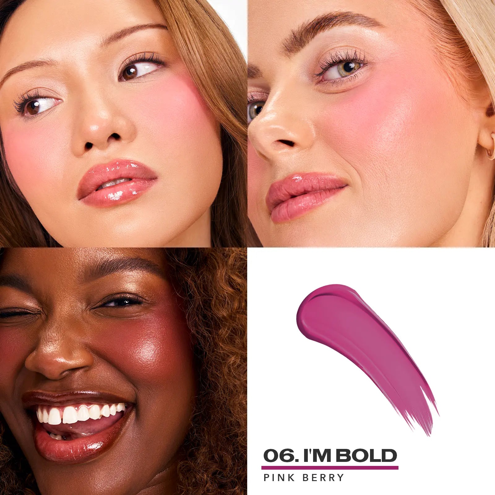 Sacheu Cheek STAY-N - All-Day Liquid Blush - Long-Lasting, Buildable, Ultra-Blendable Blush