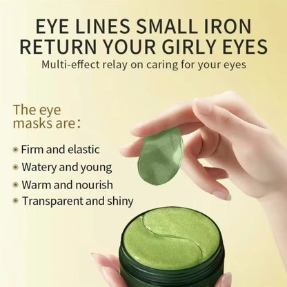 【Mother'S Day Gifts】Green Cosmos 24K under Eye Patches - 30 Pairs - under Eye Mask for Eye Care,Hydrating Moisturizing Eye Mask Patch under Eye Patches for Dark Circles and Puffiness,Eye Patches for Dark Circles,Eye Masks for Puffiness,Under Eye Mask